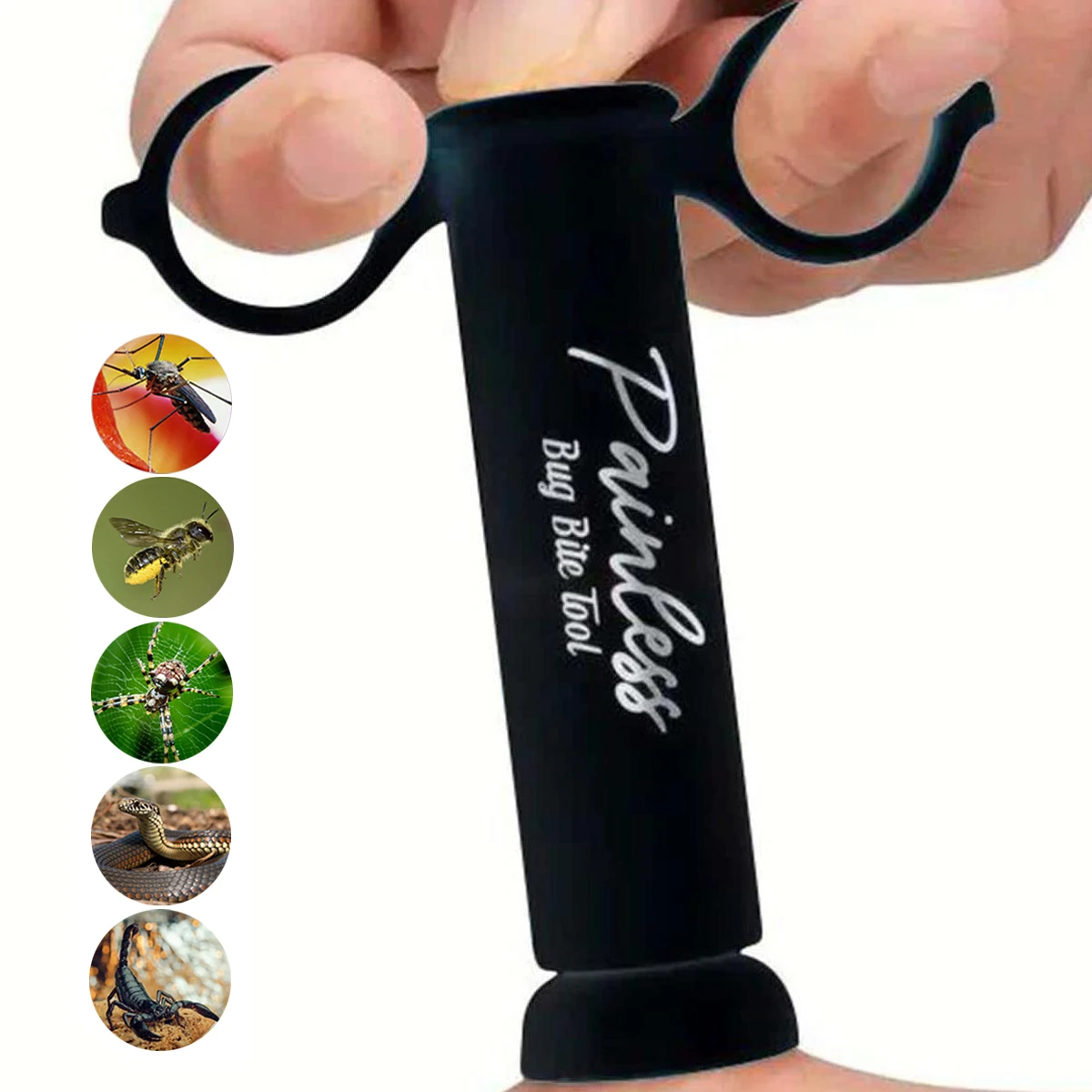 

Venom Extractor Vacuum Bug Bite Bee Insect Sting Emergency Rescue Relieve Pain Outdoor Tool First Aid Safety Survival Hiking