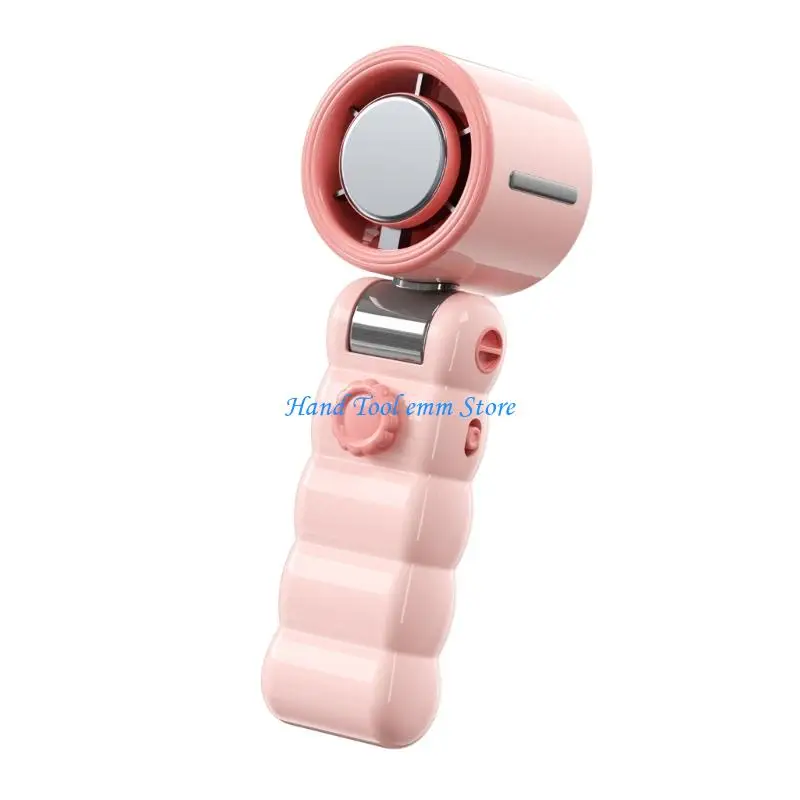 H37F 휴대용 팬, 얼음 냉각 USB 충전식 팬 199 속도 4500RPM 여행용 강력한 휴대용 팬