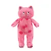 Smiling Critters plush toy pink polka dot plush cat puff plush doll decoration soft filling toy children's gift 2
