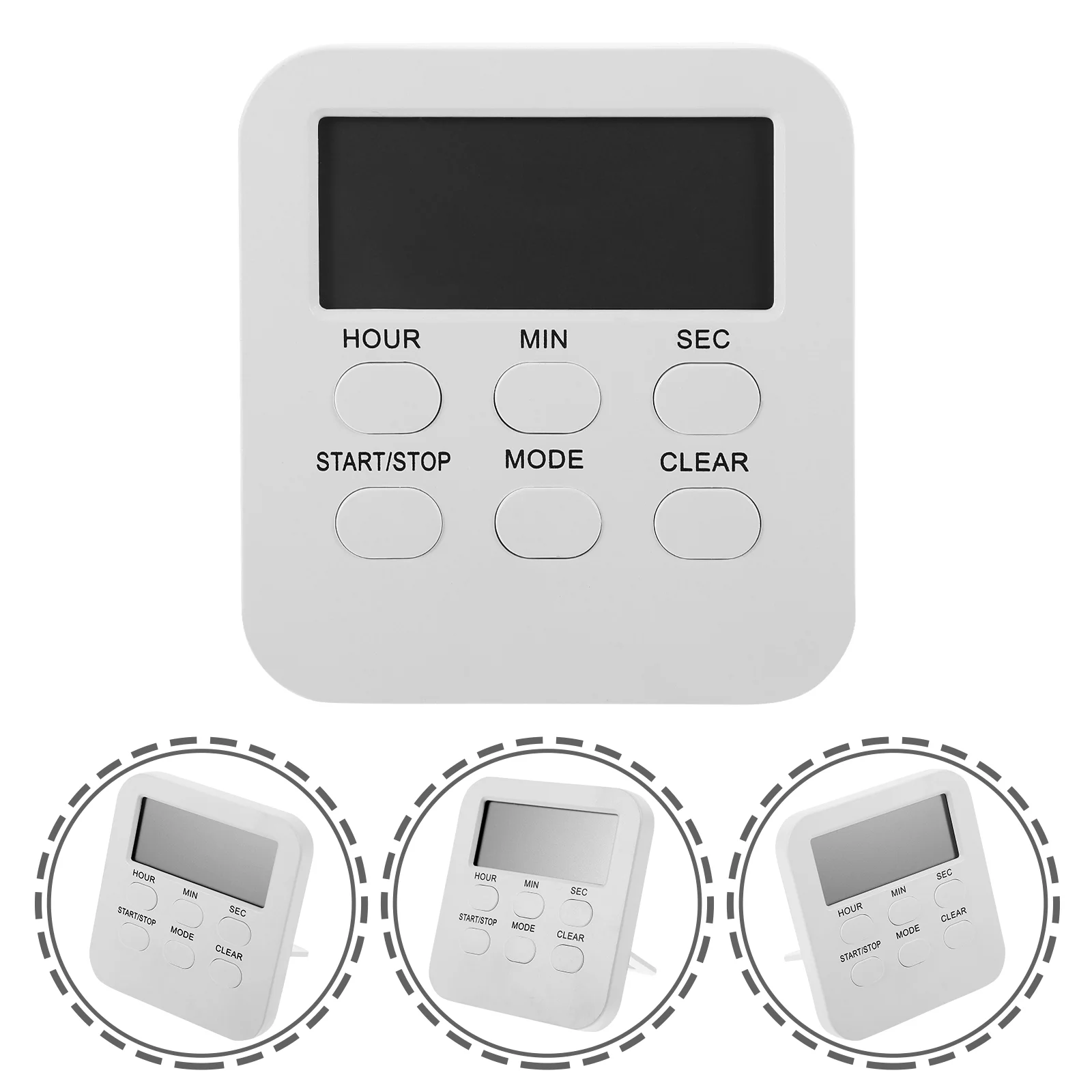 

Digital Display Timer Portable Desk Timer Kitchen Timing Accessory for Cooking Classroom
