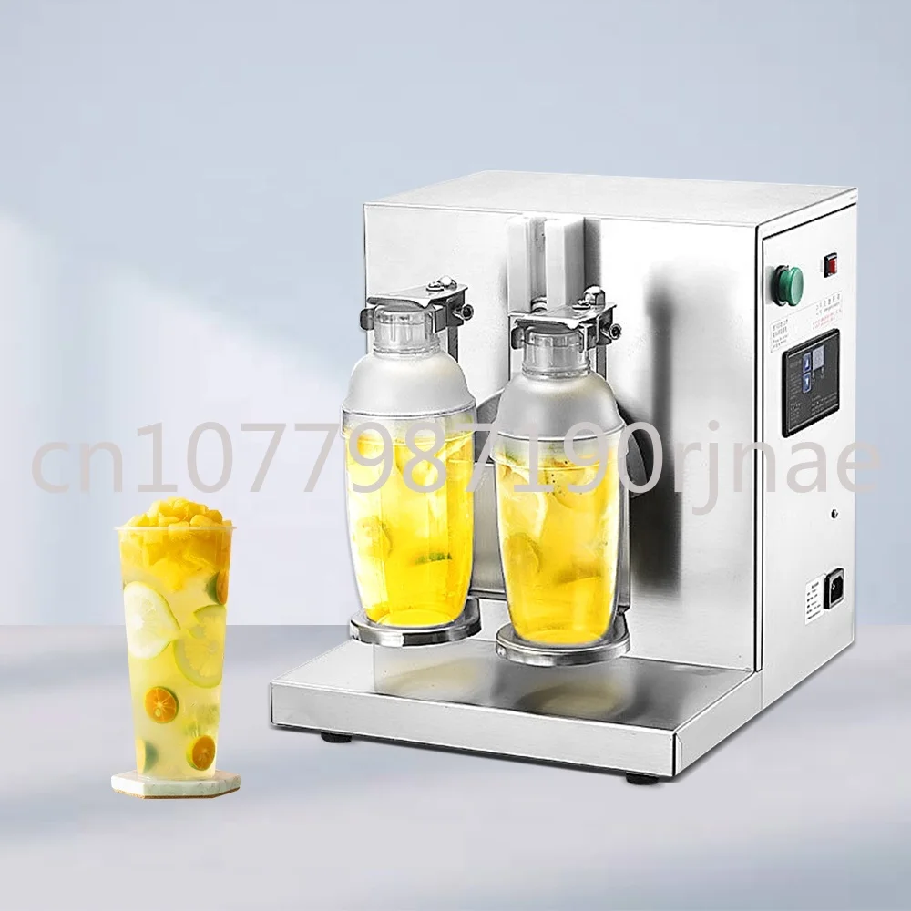 

Promotion 110/220V Commercial Portable Drink Milk Tea Cocktail Shaker with Blender Boba Tea Bubble Tea Shaker Shaking Machine