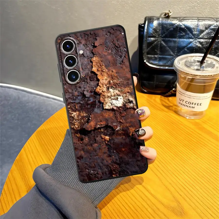 Vintage-Inspired Rustic Soft Back Phone Cover Case