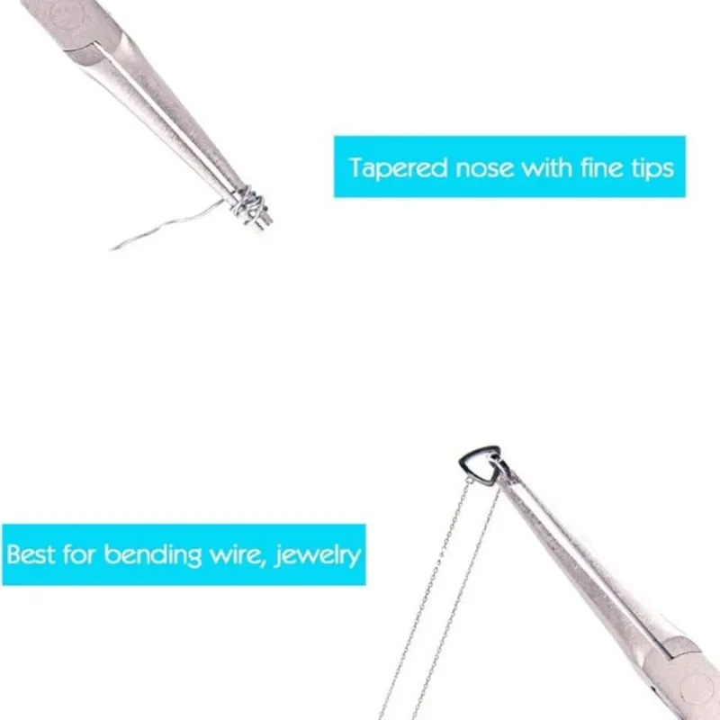 Long Nose Multi-Pliers - Precision Tip for Electrical Work & Crafting, Serrated Jaws with Wire Cutter (Professional Grade)