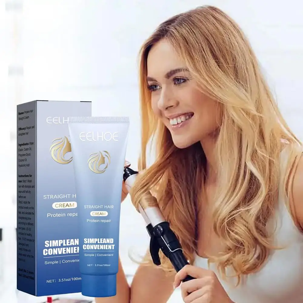 Description Picture 4 of item100ml Protein Hair Straightening Cream Hair Straightening Cream Silk & Gloss Hair Straightening Cream Protein Correction Cream