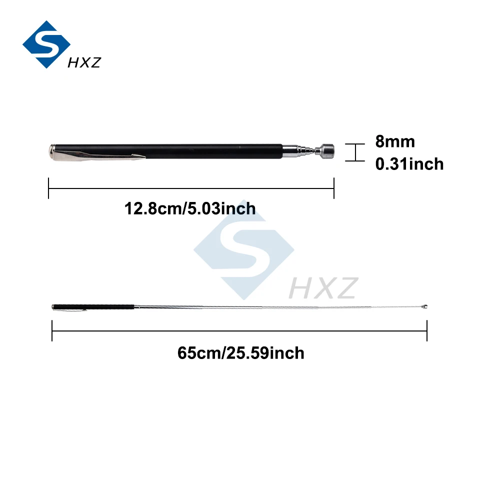 Magnetic Pick Up Rod Stick Telescopic Magnet Pen Extending Picking Screws Nut Bolt Long Retractable Strong Mounting Picker Tools magnetic picker