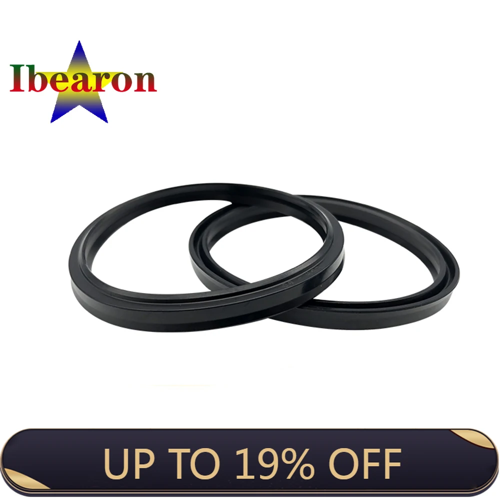 

10PCS LBH-45 LBH-48 LBH-50 LBH-53 LBH-55 LBH-56 Wiper Seals Hydraulic Double lip Dust Seal NBR