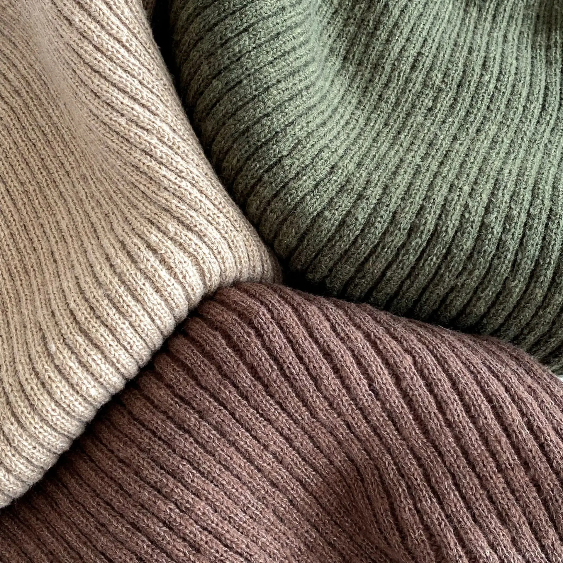 Kids Turtleneck Sweaters Solid Color Knit Pullover