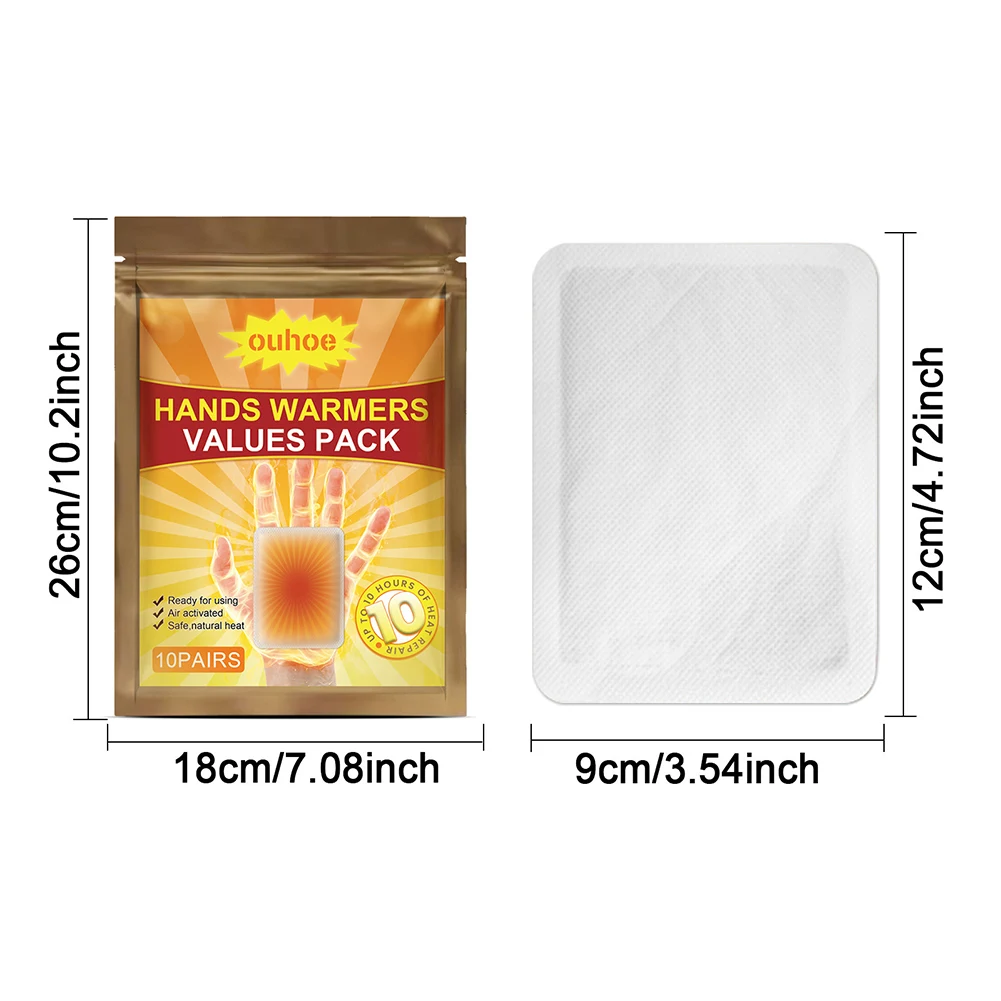 20/40Pcs Disposable Hand Warmer 6