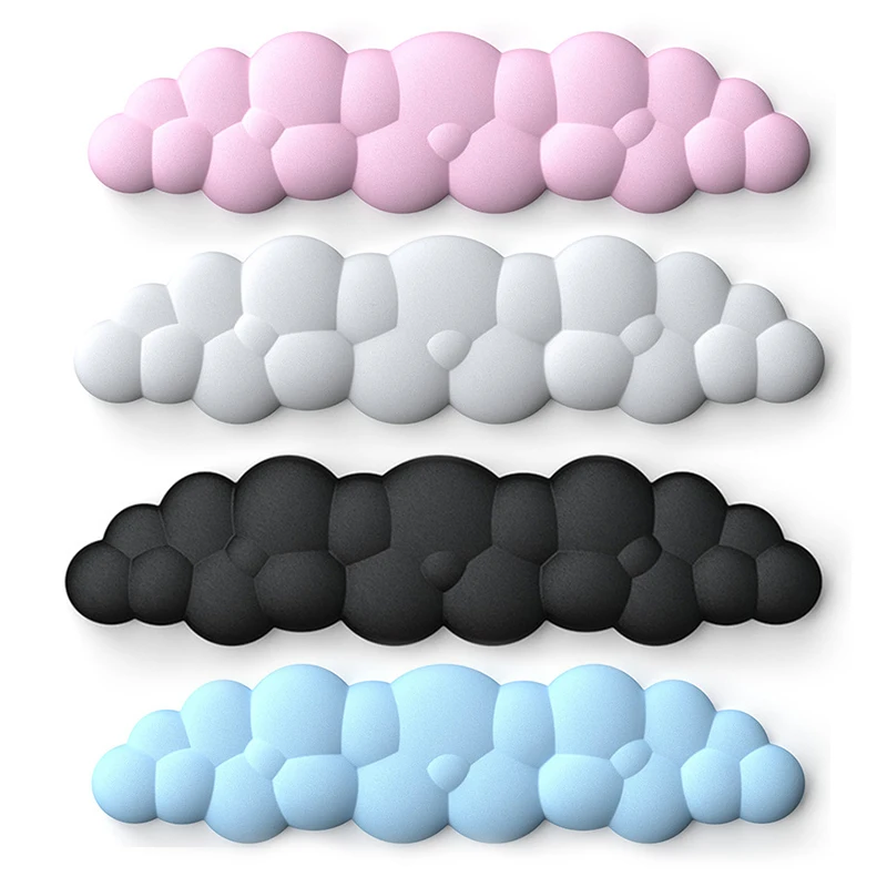 Mouse Wrist Rest Cushion Ergonomic Memory Foam Anti-Skid Base Pain Relief