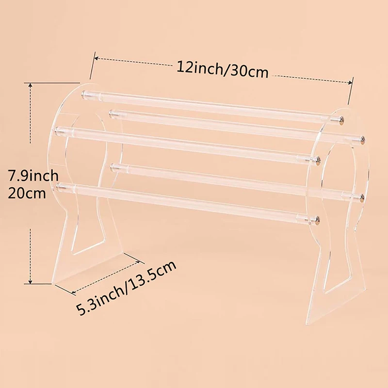 1Pcs Acrylic Headband Holder For Women Girls Detachable Hairband Organizer Transparent Storage Rack Headbands Display Stand Gift