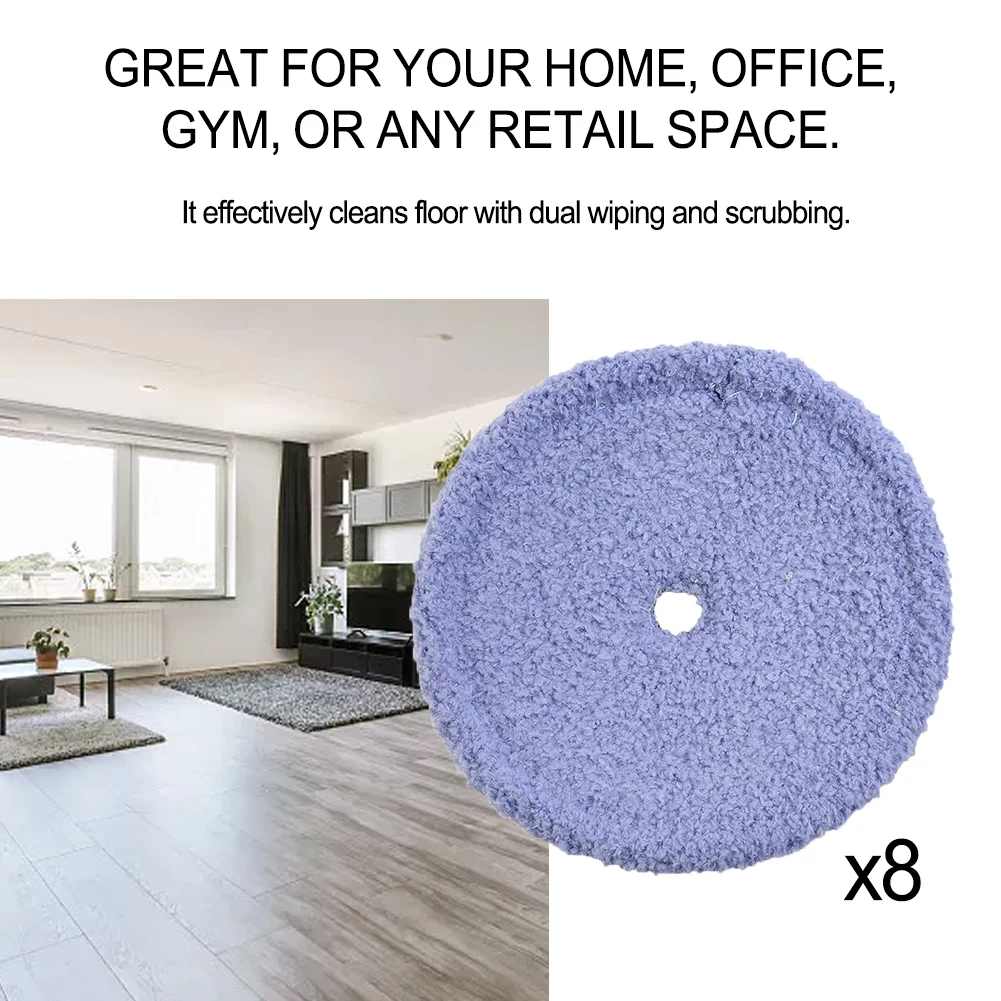 

Моющиеся накладки из микрофибры для швабры EVERYBOT Edge RS700 RS500, аксессуары для замены для робота, 4/6 шт.