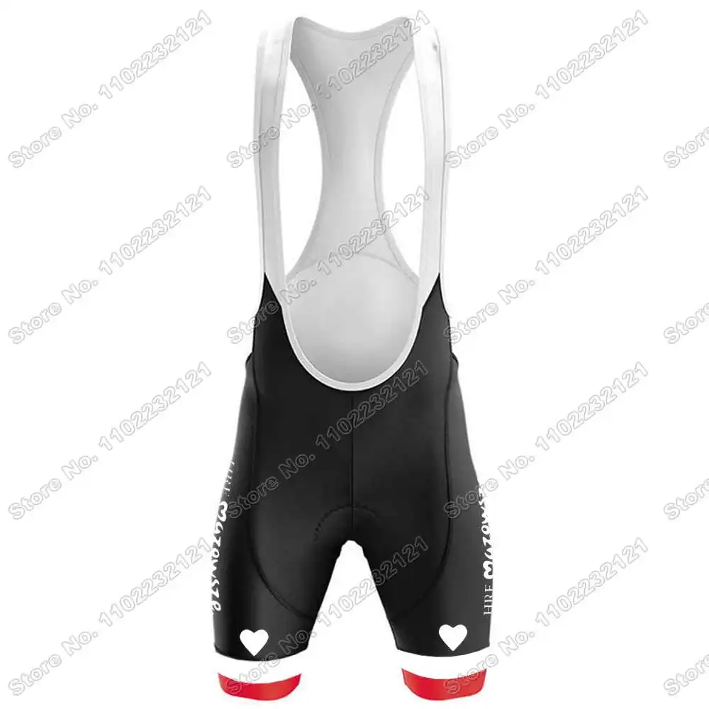 Team HRE Mazowsze Serce Polski Cycling Jersey Poland Champion Set Men Cycling Clothing Road Bike Shirts Suit Bicycle Pants cycling jersey cycling shirt cycling suit cycling jersey set