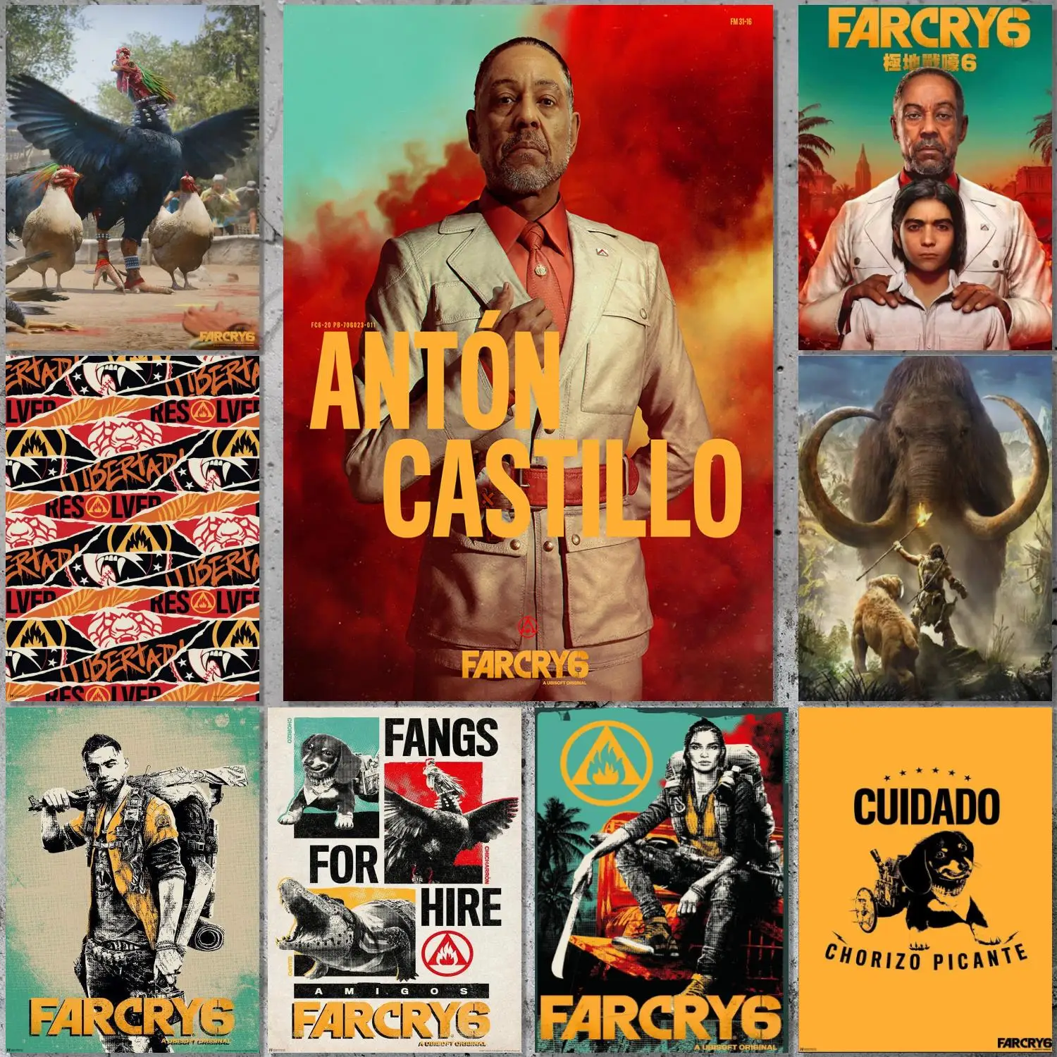 Far Cry 6 New Dawn Videogiochi Poster Canvas Art Poster E Wall Art Picture Print Modern Family Bedroom Decor Poster