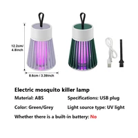 Lampe anti-moustiques électrique 2-en-1 USB avec lumière LED pour chambre, extérieur, camping, guêpes et moucherons 6