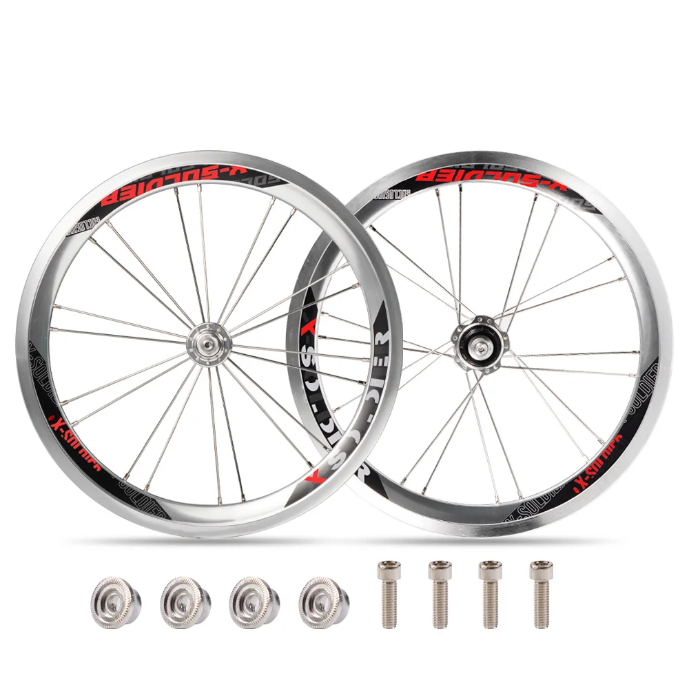 ブロンプトンバイクホイール用 CNC バイクホイールセット、349mm 16