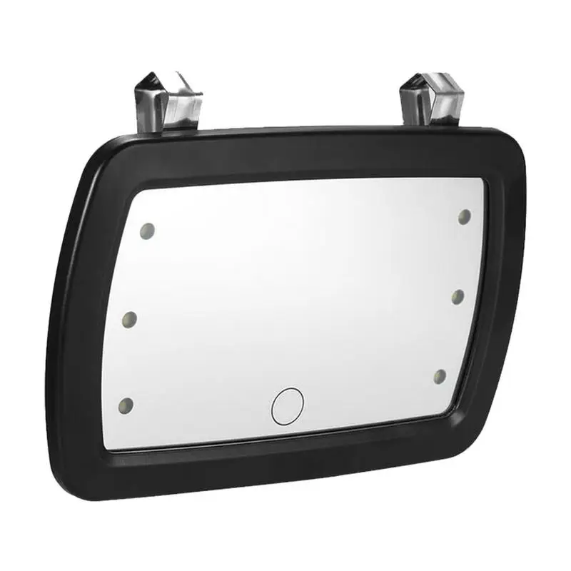 

Зеркало для салона автомобиля с козырьком, зеркало для макияжа, регулируемое зеркало для туалетного столика с выключателем от солнца, регулируемые автомобильные аксессуары
