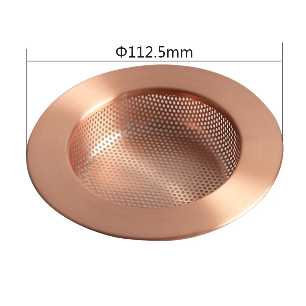 Talea Basket Filter for Kitchen Sink Sewer Tiny Kitchen Essentials Red Copper Color QS419C004