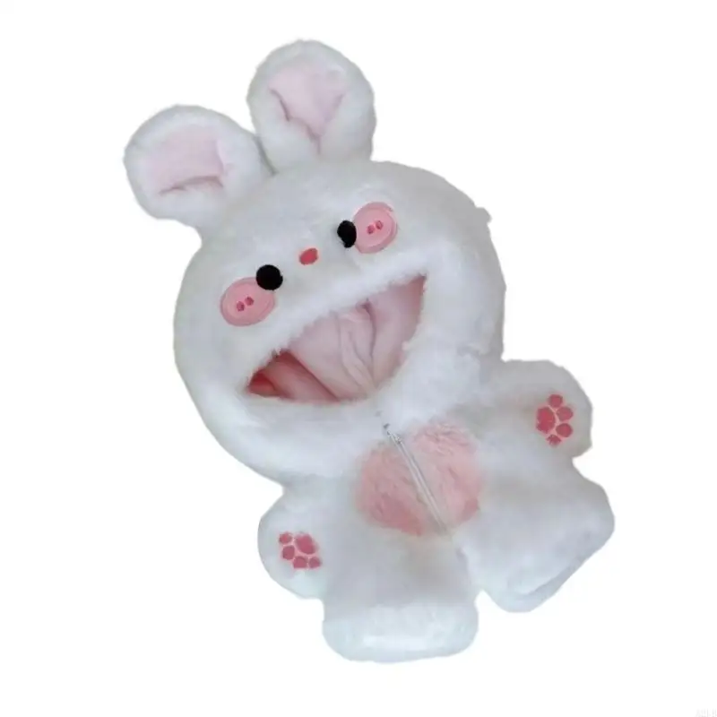 Schöne Tier Thema Kleidung Weiche Plüsch Kleidungsstück Für 20cm Baumwolle Puppen Kinder Rolle Spielen Dressingup – Detail 3