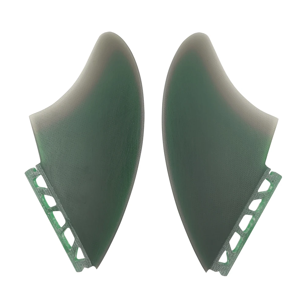 Twin Fins Fiberglass UPSURF FUTURE Fins Surf Quilha Single Tabs Keel Twins Surfboard Set(K2) For Shortboard Top Performance