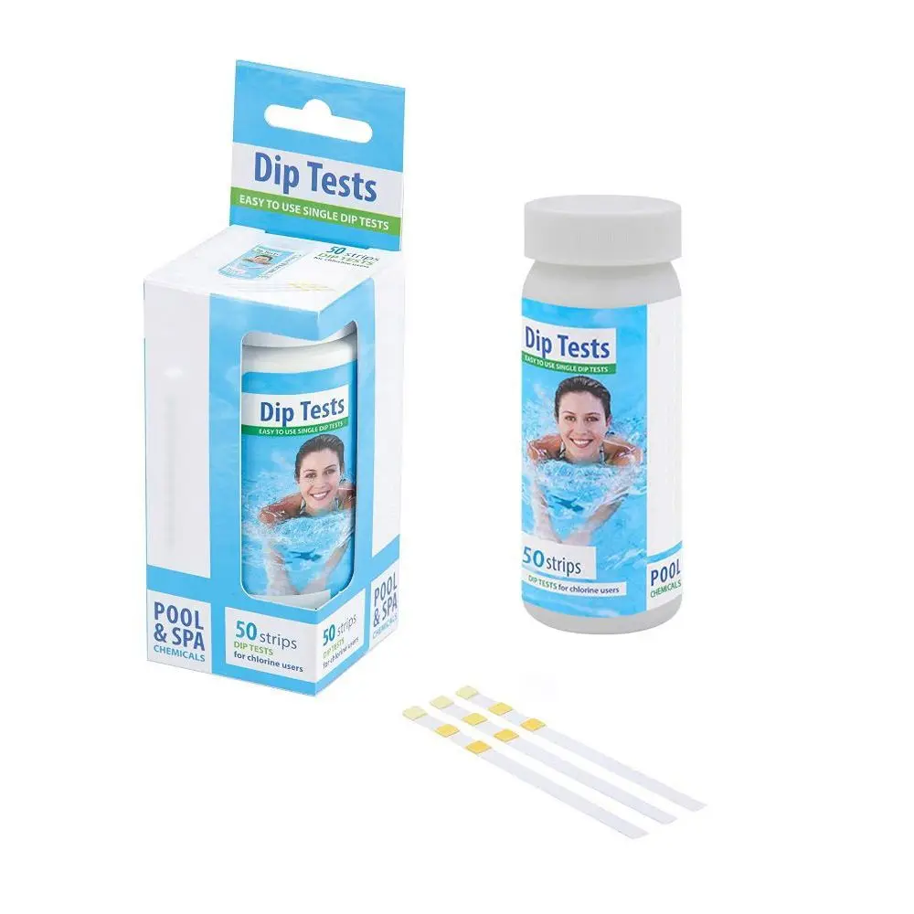 

3 in 1 Alkalinity Swimming Pool Chlorine Water Test PH Meters PH Test Paper SPA Test Strips Chlorine Dip Test Strips