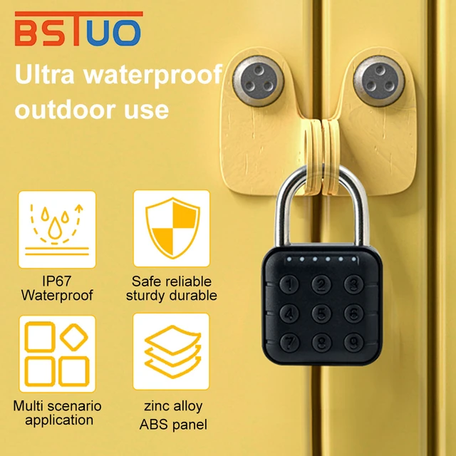 Empreinte Digitale Biométrique Cadenas Lock IP67 Antivol Out SGS