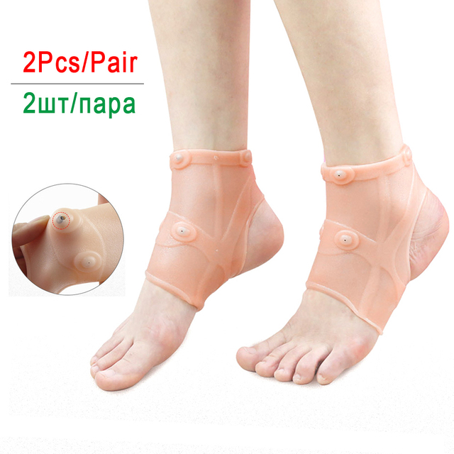 2Pcs/Pair Silicone Wrist Brace with Magnets Stabilizing Hand Thumb Support Glove for Finger Arthritis Pressure Pain Relief