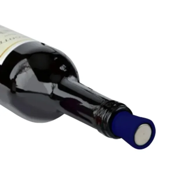 오렌지, 레드, 블랙, 블루, 퍼플 색상으로 다양한 선택이 가능한 실리콘 와인 병 실러