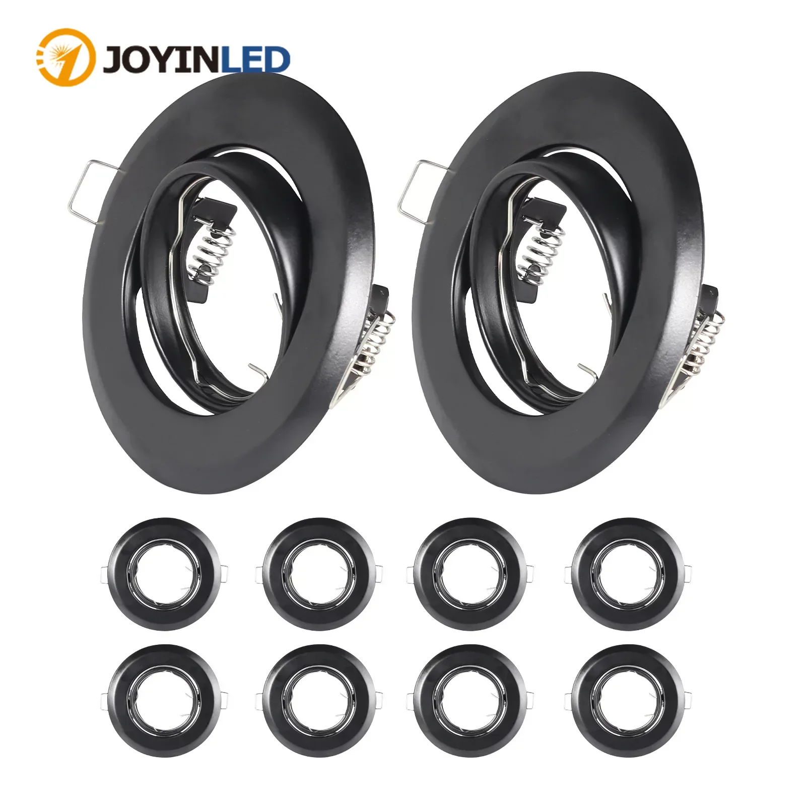 LED Spotlight Frame Holder Adjustable Cut Hole 65mm Fitting Ceiling Lamp Recessed GU10 MR16 Bulb Fixture Changeable led spotlight lamp led ceiling spot light lamp holder socket