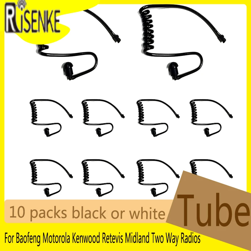 Accessori Per Walkie Talkie Auricolari Per Baofeng Motorola Kenwood Retevis Midland Radio Bidirezionale Auricolare Secret Spy Game Auricolare