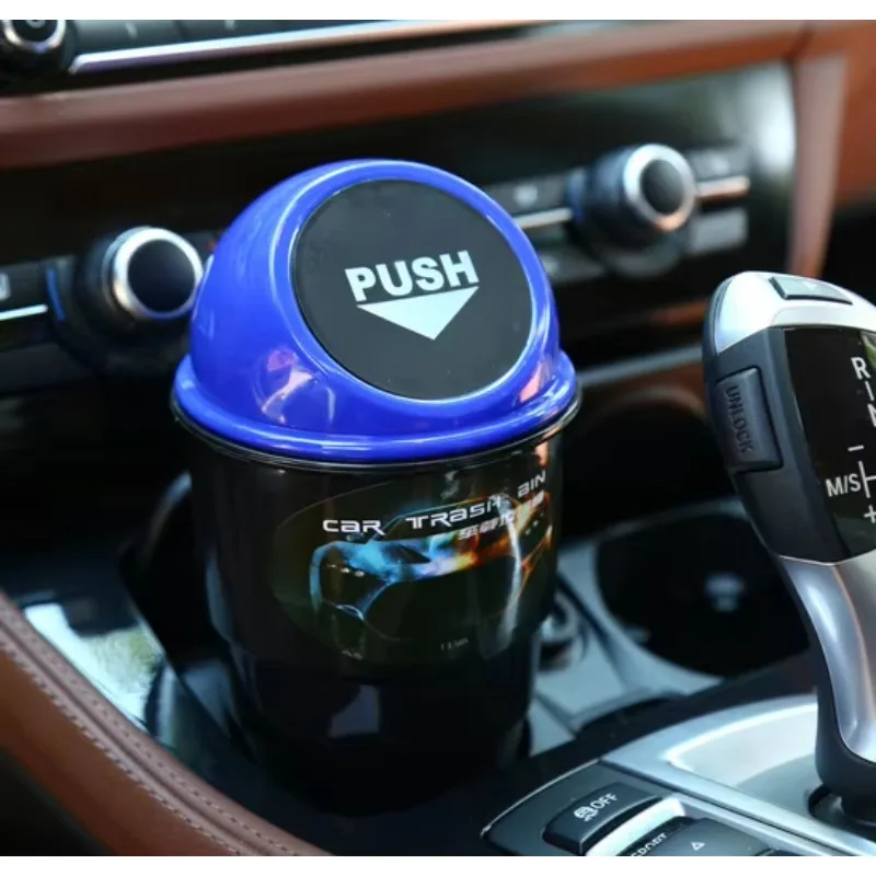 Car Trash Can Car Door Seat Back Garbage Storage Fashion Creative Water Cup Holder Storage Bucket car trash can
