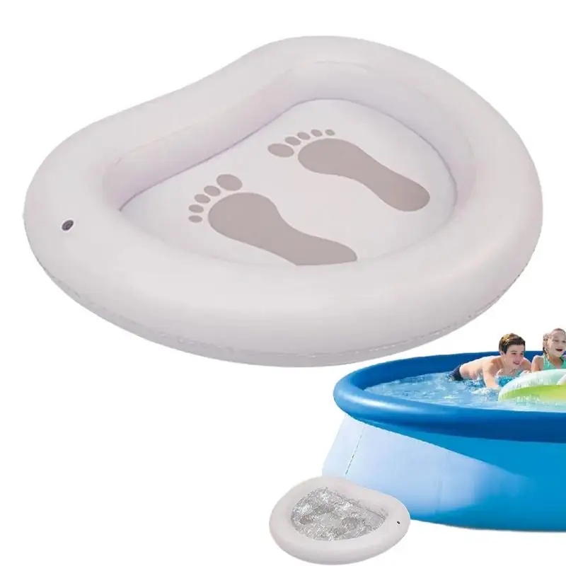 

Inflatable Pool Foot Bath Basin Foot Soaking Bath Basin For Pool Entry Ladder PVC Foot Baths For Pools Pool Accessories For Spas