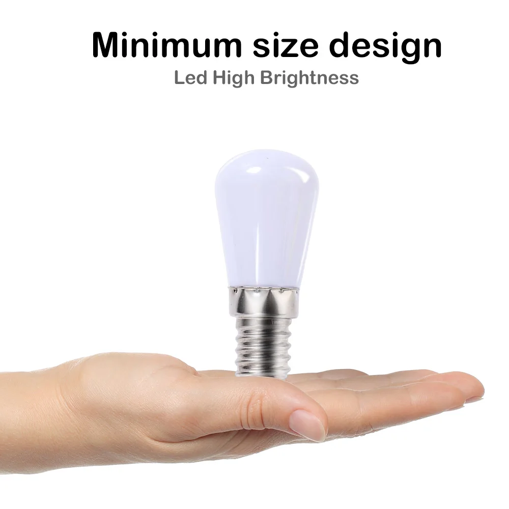 LED Fridge Light Bulbs E12/E14 Mini Lamp for Refrigerator 1/5pcs