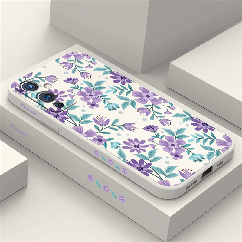 Charming Floral Shockproof Silicone Phone Case - Liquid Armor Protection
