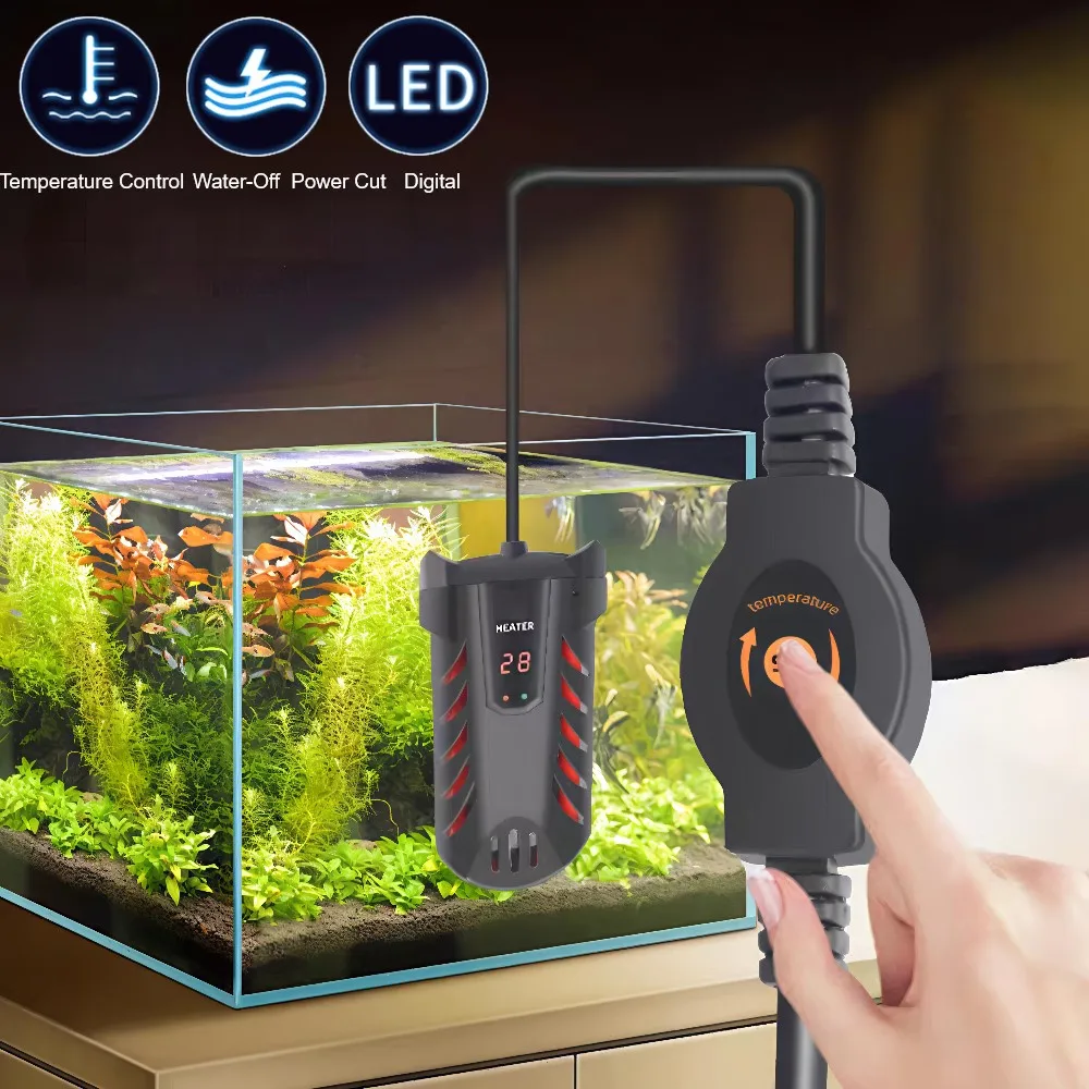 Snapshot of Submersible Aquarium Thermometer And Reptile Tank Thermostat