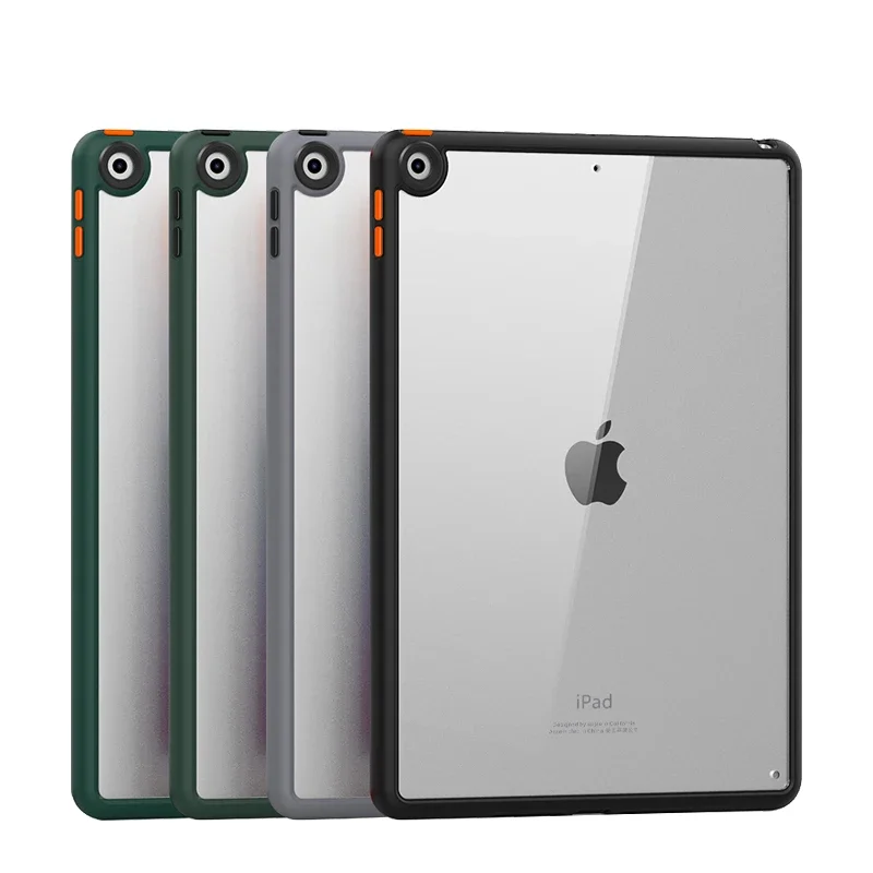 

Чехол для iPad 10,2 2021 2020, яркий защитный чехол для планшета, ультратонкий ударопрочный Прозрачный чехол для iPad 7-го 8-го поколения
