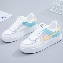  Spring and Autumn Fashion New Casual Comfortable Round Toe Thick-soled Breathable Sports Shoes with Random Letters on the Upper 