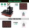 Slendor 5 in 1 Heat Press Machine 12x15 inch 360-Degree Swing Away Digital T Shirt Pressing Machine Multifunction Heat Transfer 6