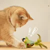 Indoor Interactive Birds Toy for Cat Chasing Teasing Toy Sounding Catnip Cat Teaser Toy Self-hilarity Wall Hanging Birds Cat Toy 6