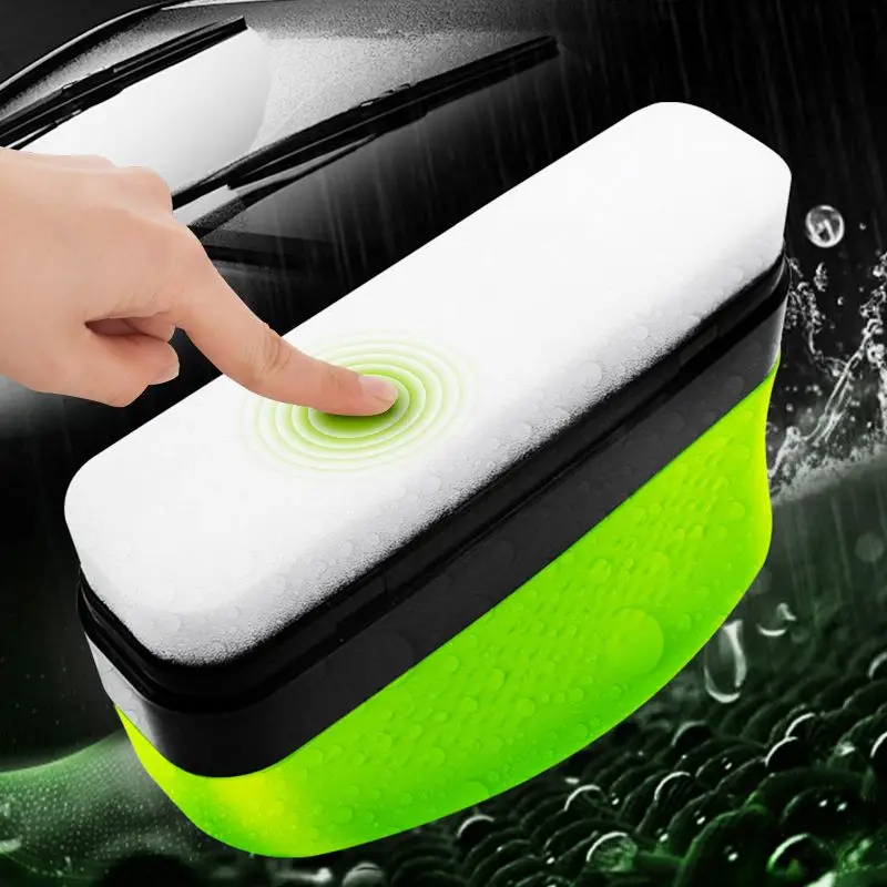 Automotive Car Oil Film Cleaning Brush 150ml Powerful Windshield Cleaner Oil Film Remover Car Window Rearview Mirror Cleaning