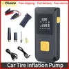 Car Tire Inflation Pump Car Jump Starter  Mobilephone Recharger Electric Motorcycle Car Battery Starter Auto Tyre Inflator 1