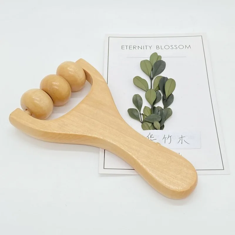 Wooden Face Massage Tools Set Kit Face Sculpting Tool Skin Care Facial Massager Cupping Contouring Facial Roller - 2