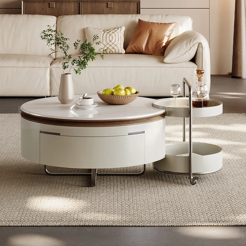 Luxury Round Coffee Table Set 1