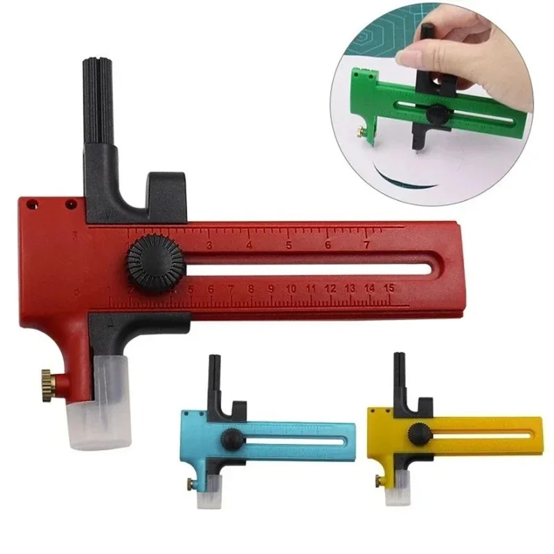 Universal 1PCS Circle Cutter Adjustable Circular Cutting Tool for Making Fabric Crafts DIY Scrapbook Art Craft circular cutter