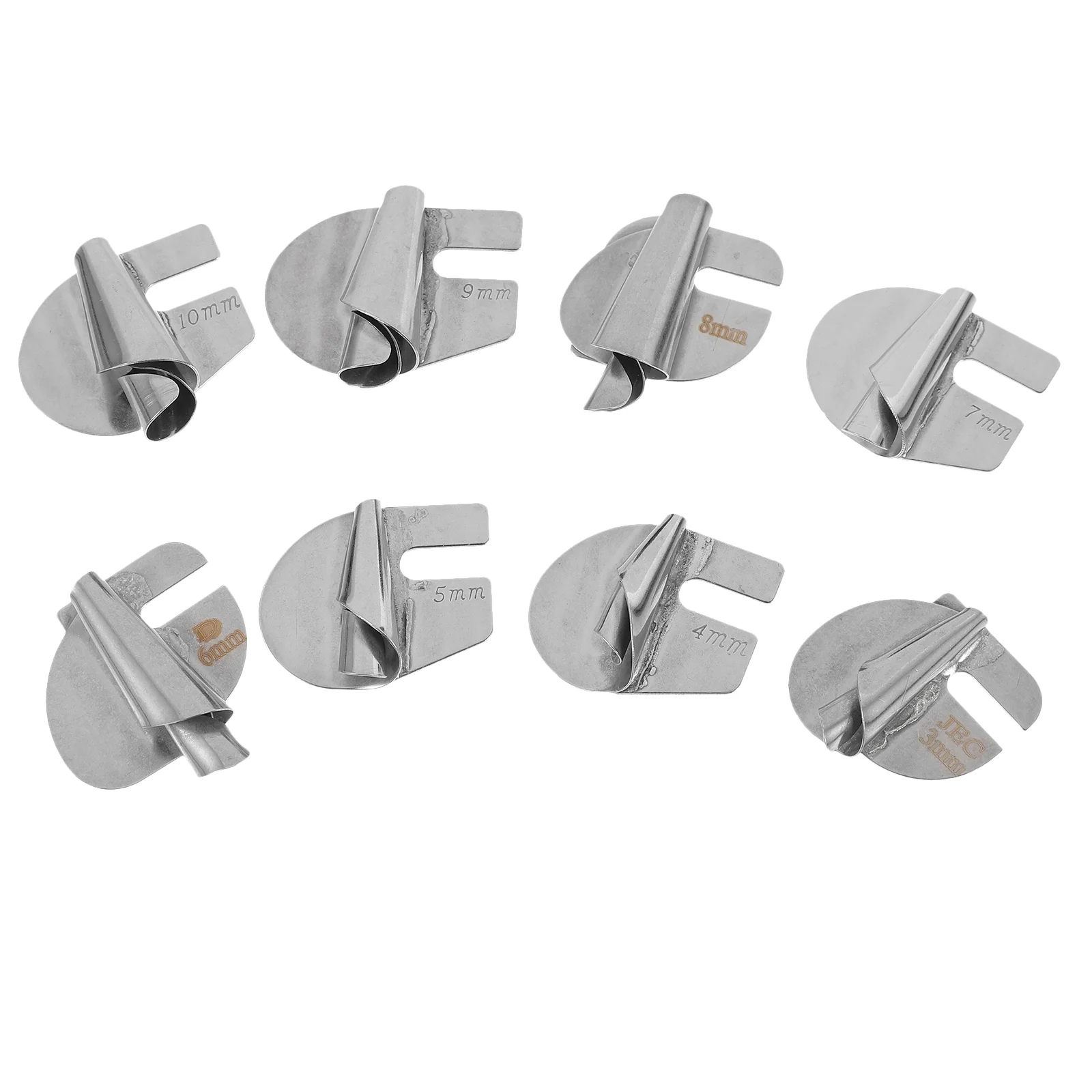 

8 Pcs Curler Sewing Machine Edge Accessories for Professional Seamer Binder Steel Hemmers