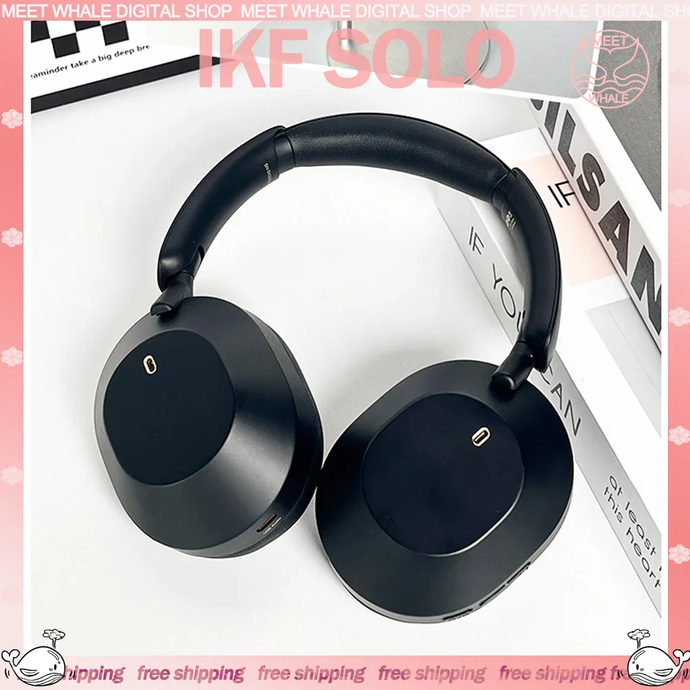 

IKF Solo Earphones Over Ear Dynamic Wireless Bluetooth Headsets Noise Reduction Bass Anc Enc Ipx4 Waterproof Gamer Earphone Gift