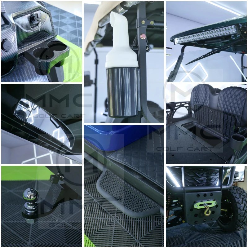 MMC CE Approved export electric golf cart Golf Course Club 2 4 6 8 seater off road Solar power electric golf cart golf cart manual