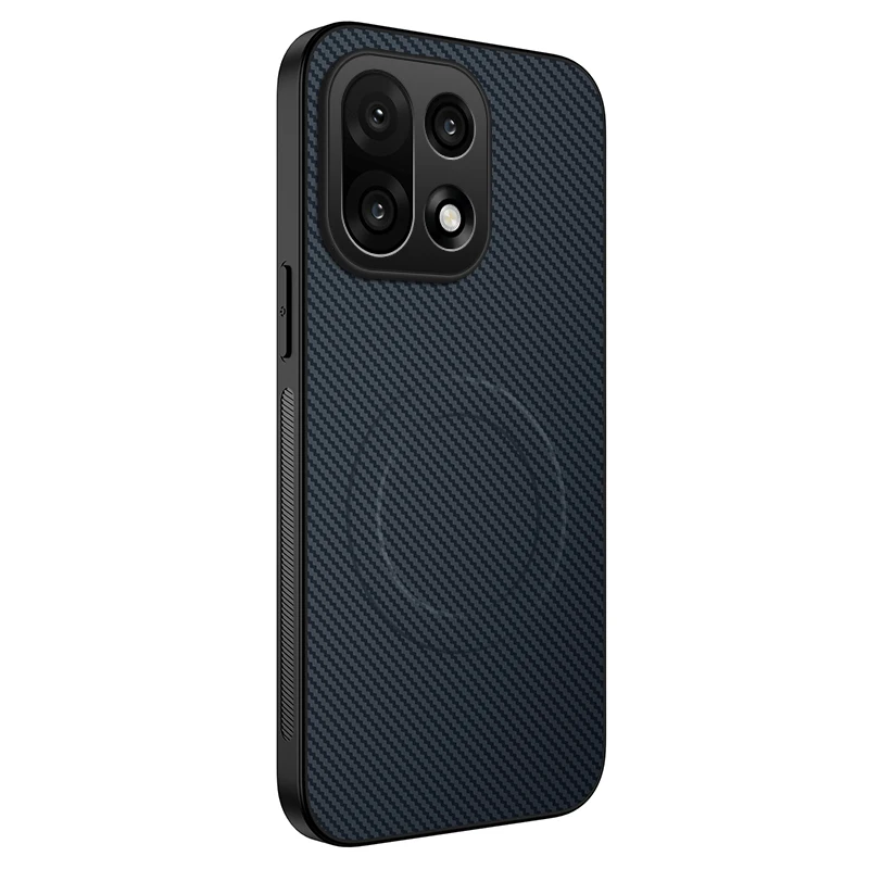 Luxury Carbon Fiber Armor Shockproof Case - Skin Protective Cover with Magnetic Feature