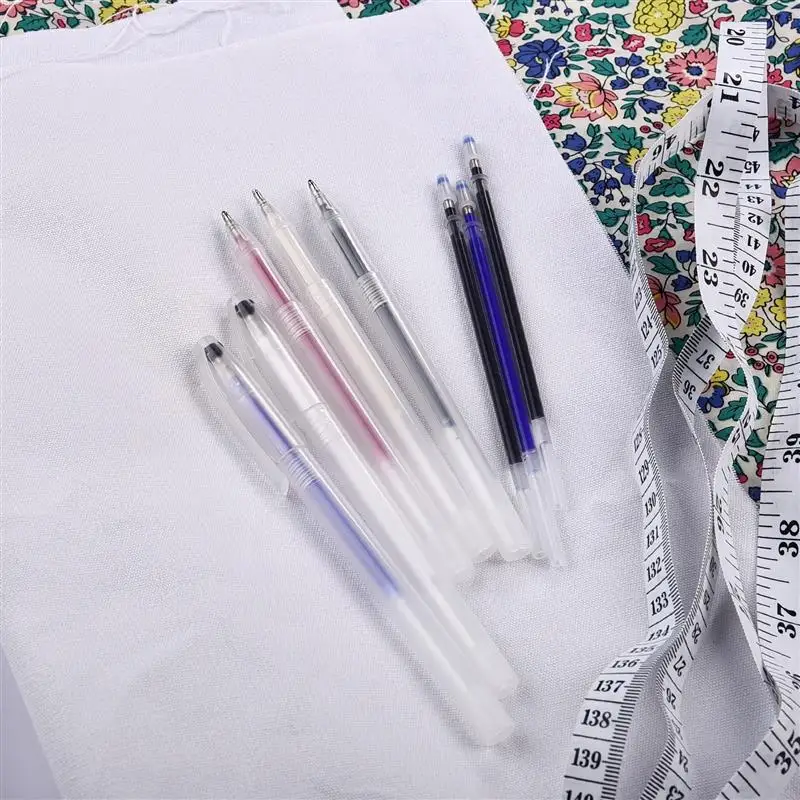 10Pcs/Set Heat Erasable Magic Marker Pen Temperature Disappearing Fabric Fabric  Pens Line Marking DIY Craft Sewing Accessories