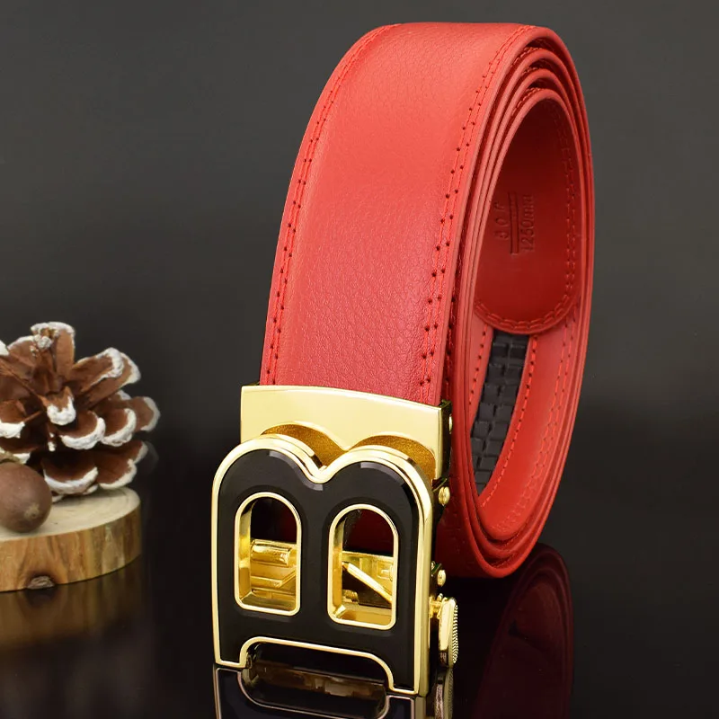 Red gold buckle