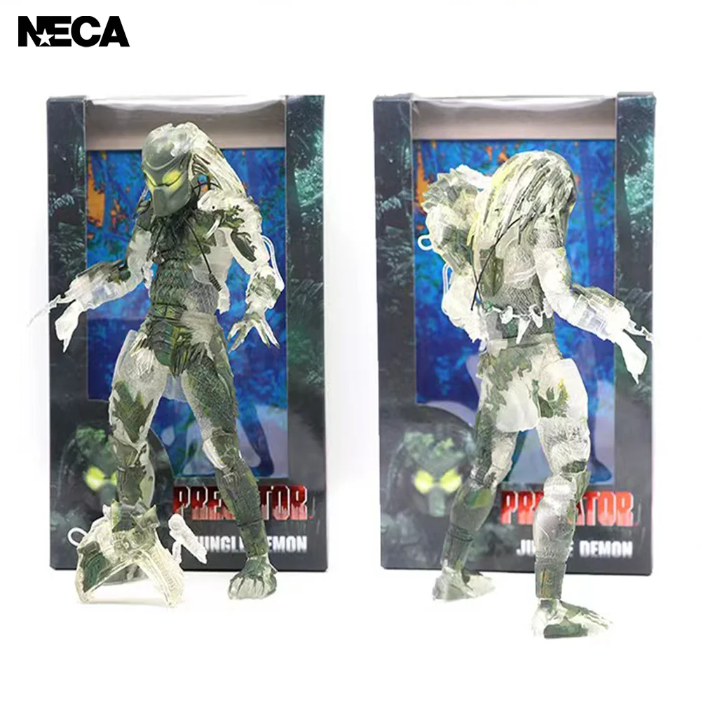 

NECA Predator Series The Jungle Camouflages Iron Blood Vinyl Doll Model Figures 18CM Children's Toy Gifts Collect Toys